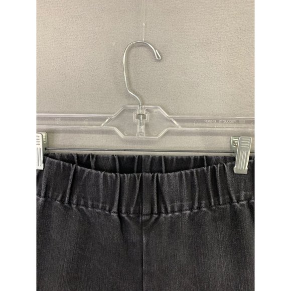 Soft Surroundings Black Mid Rise Elastic Waist Denim - Picture 2 of 9